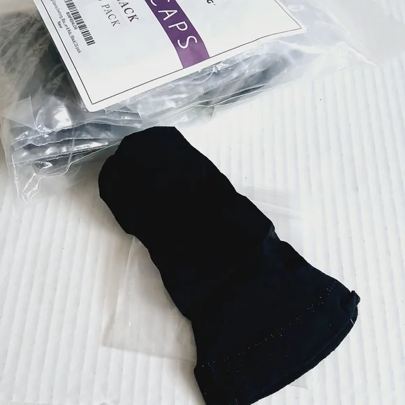 Black Wig Caps 25 pack - Picture 4 of 5